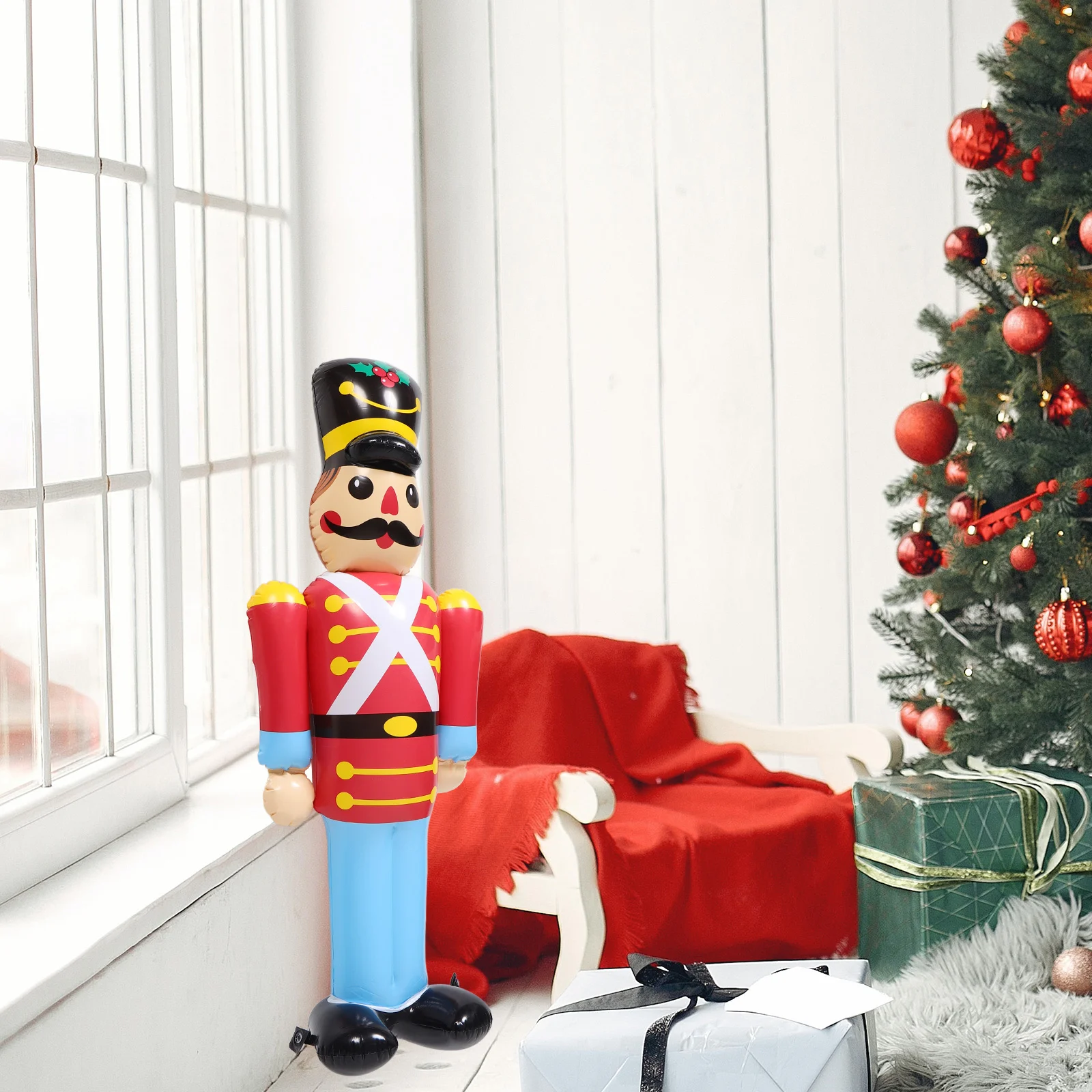 Inflatable Christmas Outdoor Blow up Nutcracker Soldier - Image 4