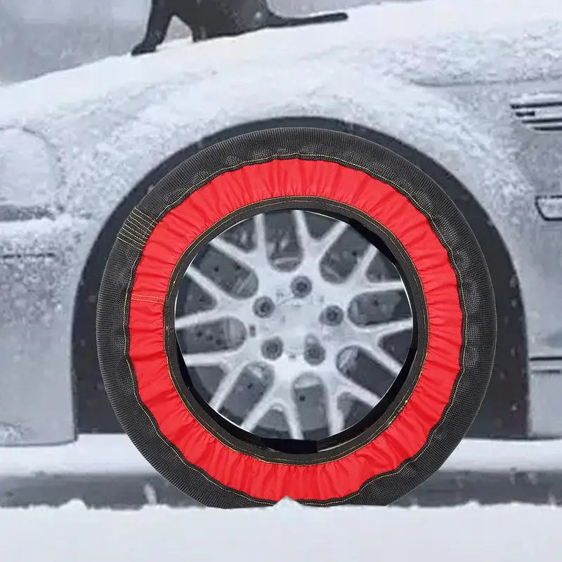 Snow Socks For Car 2X Traction Car Device Tire Chains Socks Grip Alternative For Tire Snow Chain SUVs Snow Socks For Auto Suvs - Image 6