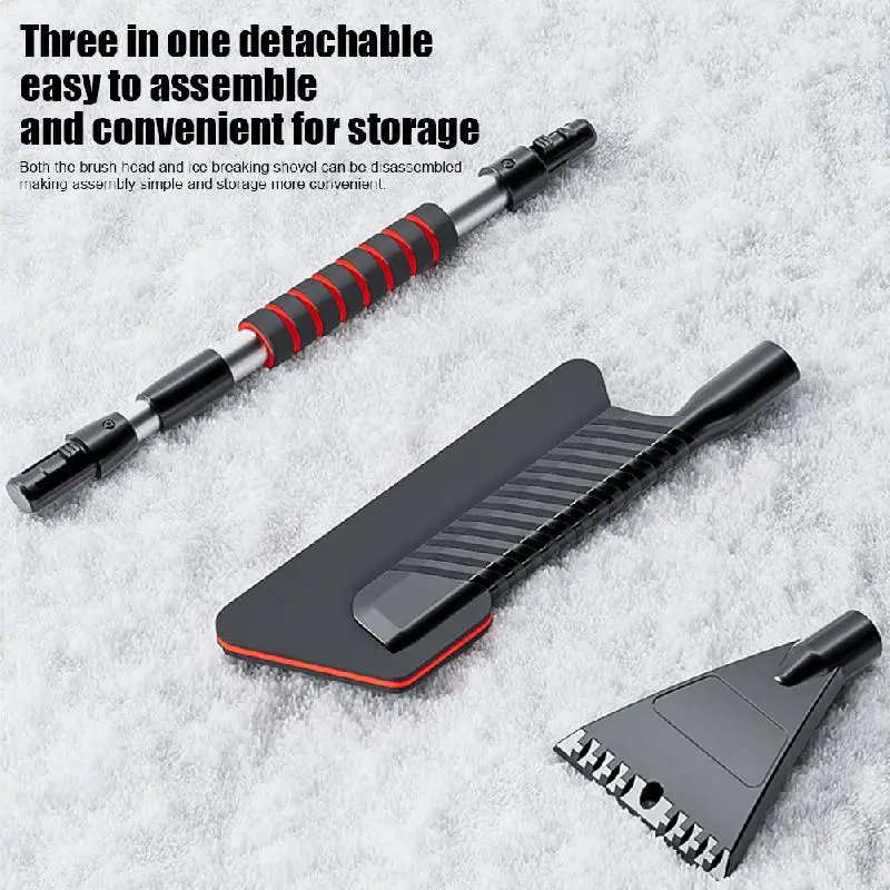 Car Windshield Wiper Snow Removal Brush Removable Snow Shovel Extended EVA Cleaning Tool Broom Cleaning Accessories - Image 5