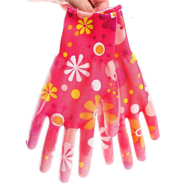 1Pair Garden Gloves Floral Gardening Gloves Women Non-Slip Working Gloves For Yard Cleaning Planting Working - Image 19