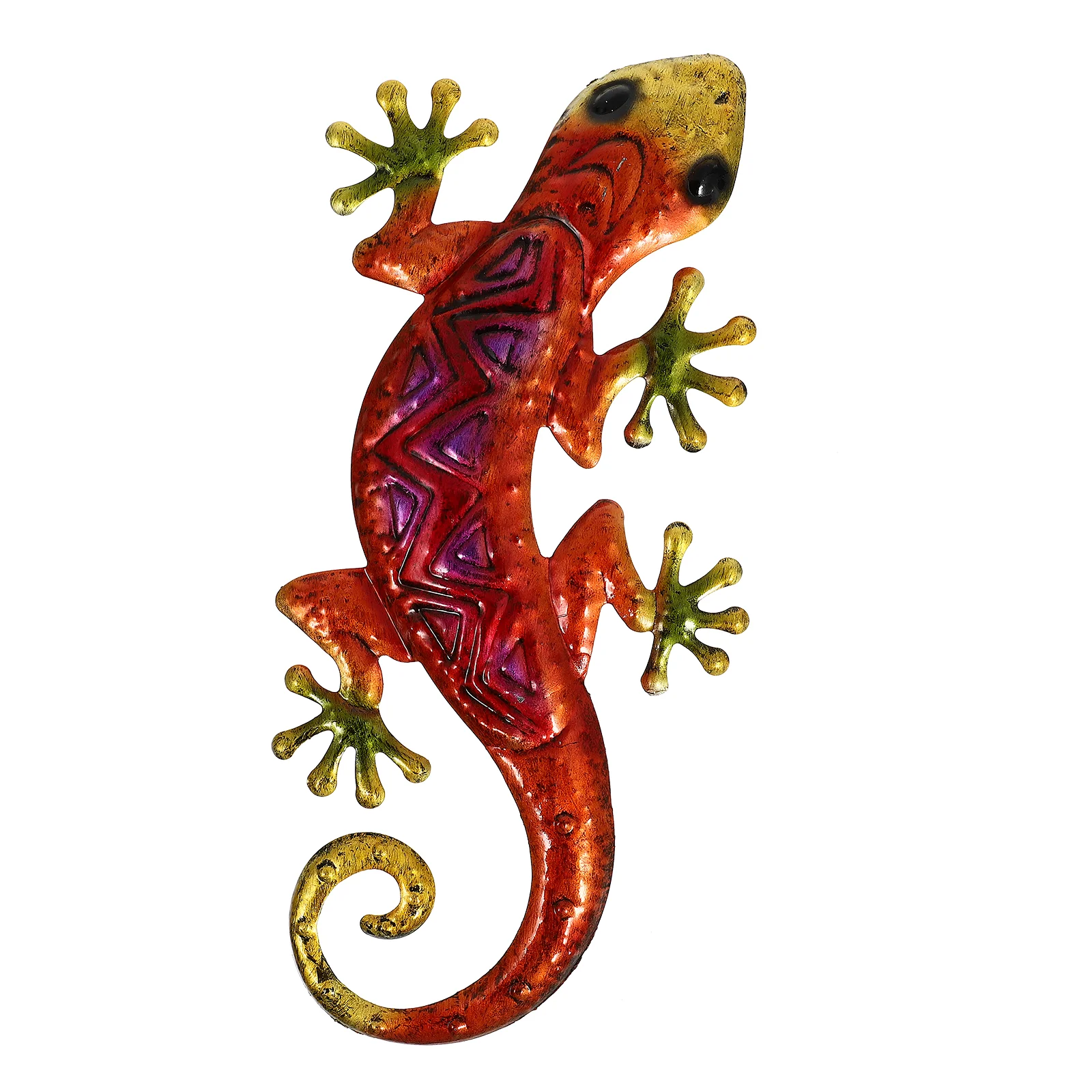 Large Gecko Wall Decoration Metal Garden Outdoor Ornament - Image 2