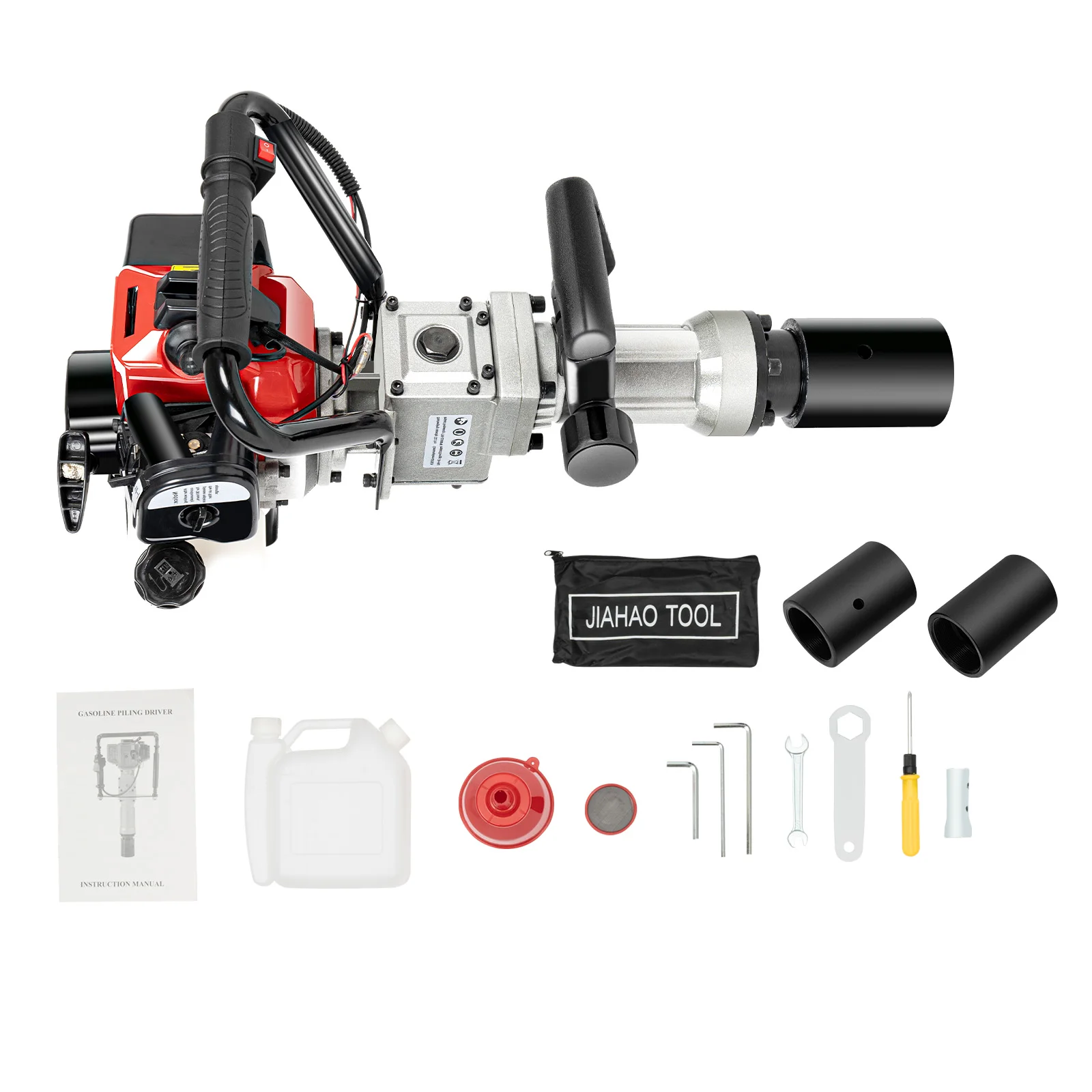 900W 2-Stroke Petrol Post Driver Piling Hammer - Image 5