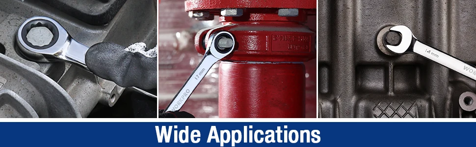 WORKPRO 23pc Ratcheting Wrench Set with Box - Image 10