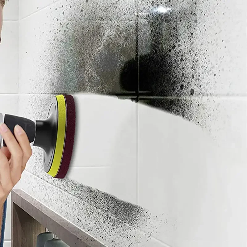 Upgrade Your Cleaning Routine With This 8-Piece Drill Power Brush Tile Scrubber Kit! - Image 4