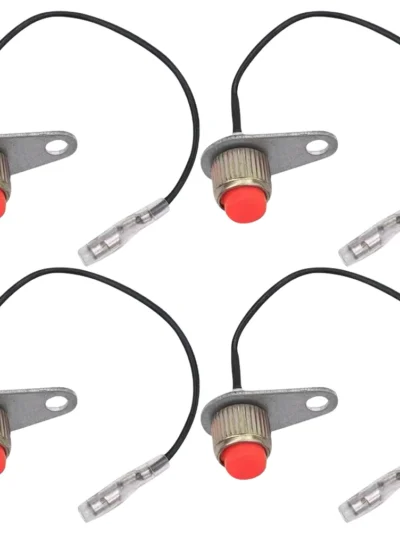 4 Pcs Power Supply Protective Control Replacement off Stop Hedge Trimmer for Lawn Mower Lawnmower Accessory