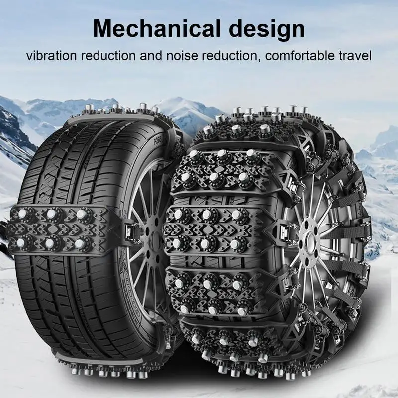 Car Tire Snow Chains auto Tire Wheel Chain Universal Anti-Slip Wheel Protection Chains Outdoor Driving Safety Chain Supplies - Image 2