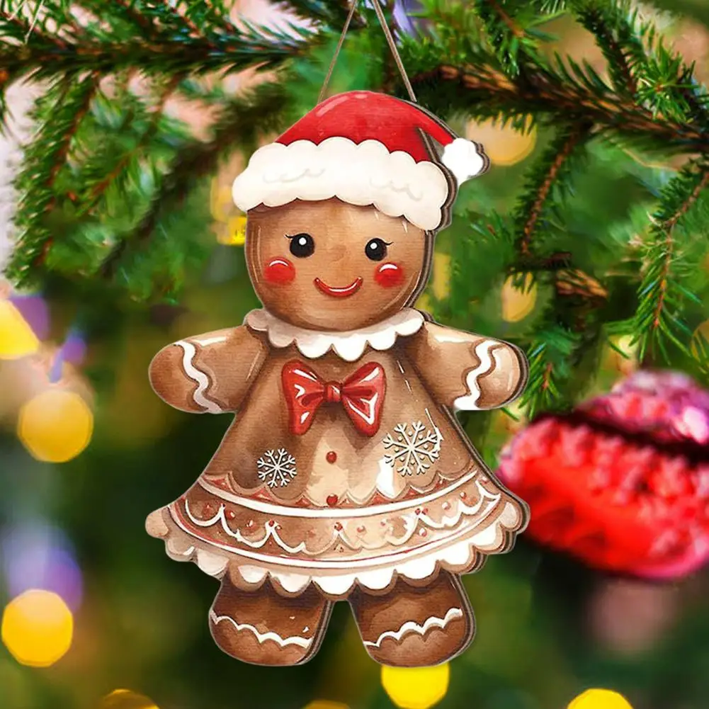Gingerbread Hanging Sign for Christmas Home Decor - Image 5