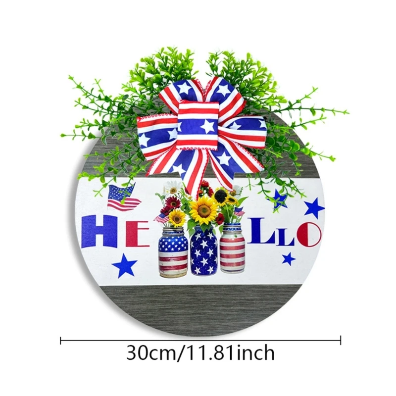 Christmas Wreath with Hello Sign for Indoor and Outdoor Decorations - Image 6