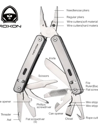 Roxon S804 Flex Multi tool Open-Source Modular Design and Customizable Multitool