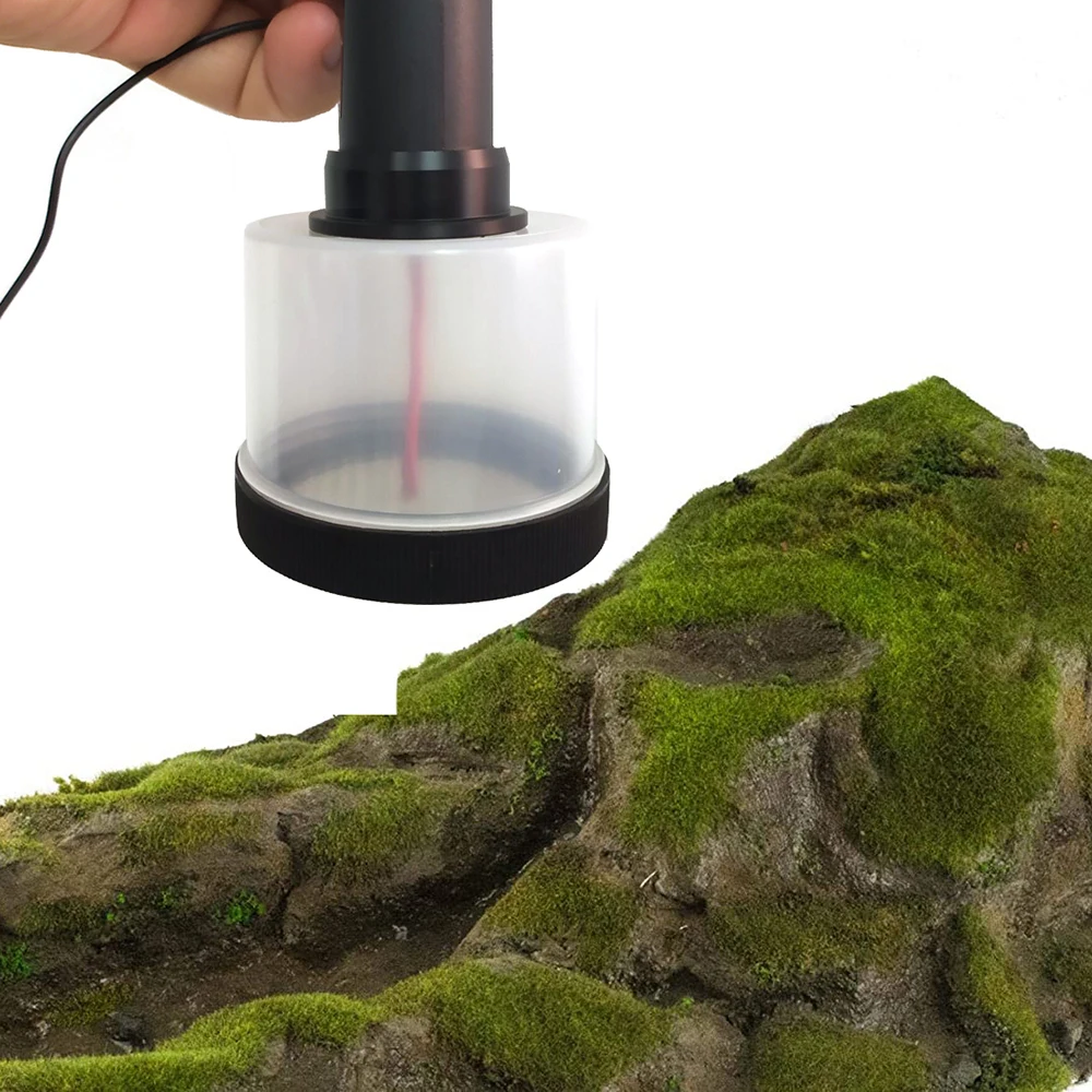 Static Grass Applicator Kit, Electrostatic Flock Landscaping Flocking Machine 1-12mm Flocking Kit Static Grass Applicator, ABS M - Image 4