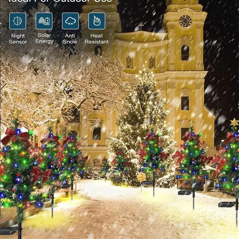 Solar Christmas Tree Light Outdoor Courtyard Decoration - Image 2