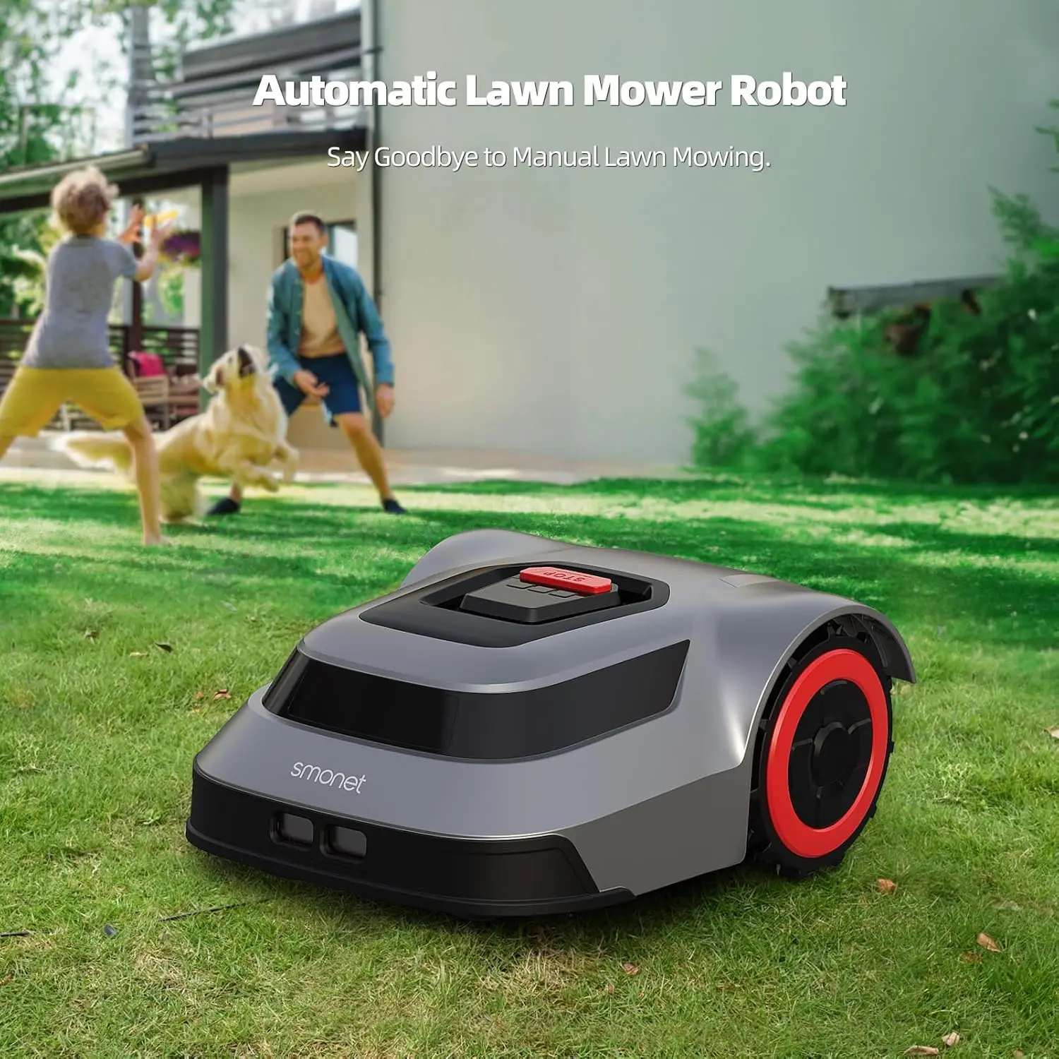Robot Lawn Mower Robotic: Automatic Robot Lawn Mower with Smart APP Control, Automatic Charging, Path Planning, Collision - Image 2