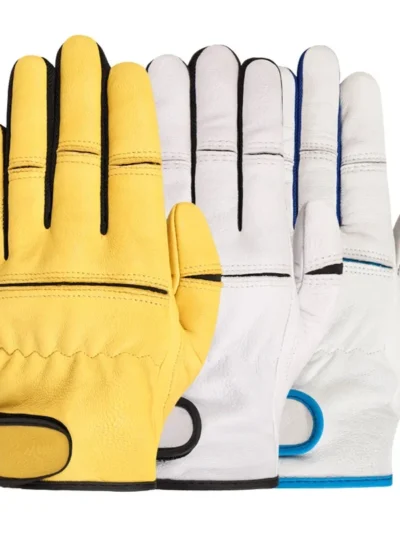 Labor Protection Gloves Leather Wear-resistant Sheepskin Hunting Protection Machine Repair Motorcycle Driver Safety Protection