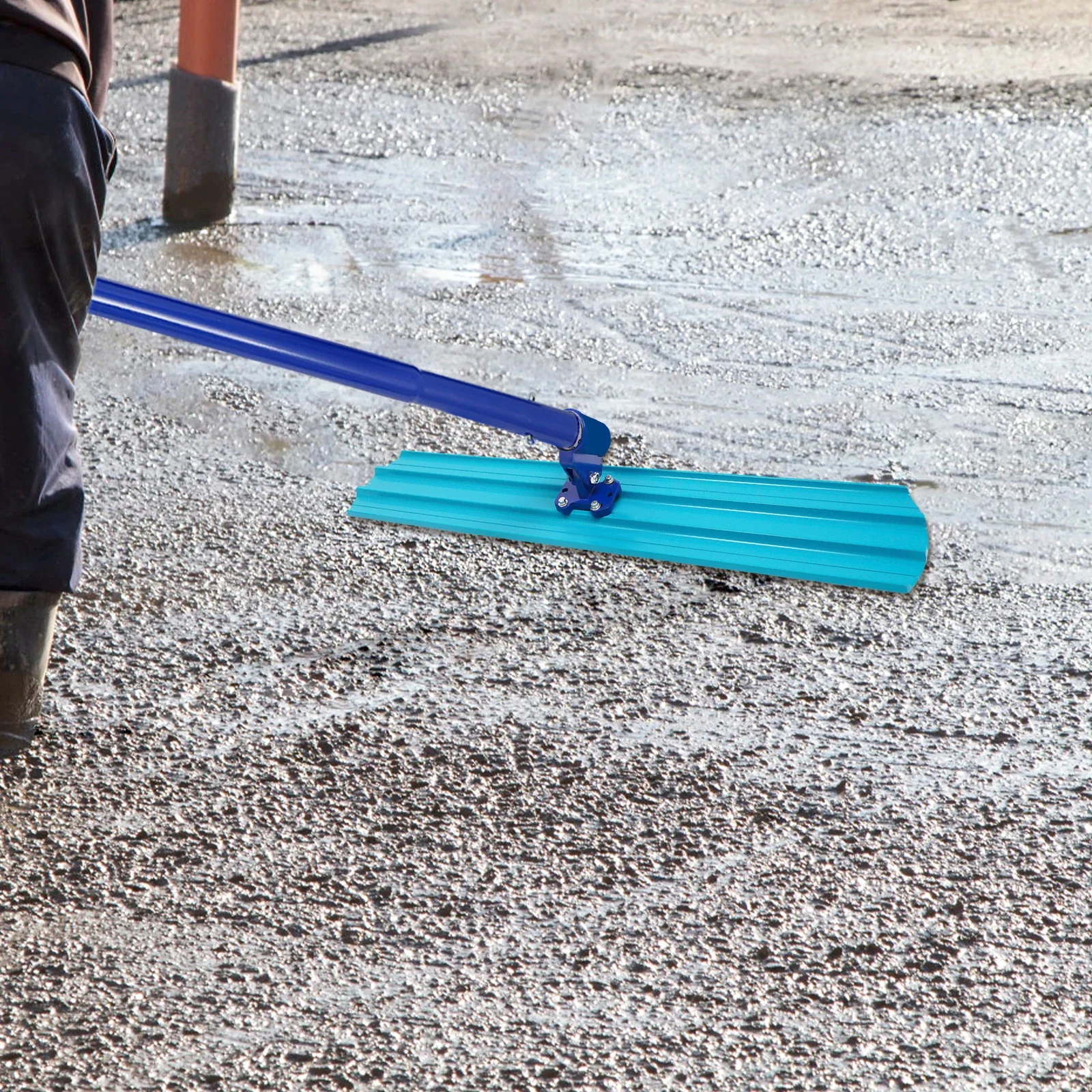 Trowel Concrete Kit Corrosion-Proof Concrete Smoothing Tool Set Effortless Cleaning Adjustable Bracket for Cement Work - Image 4