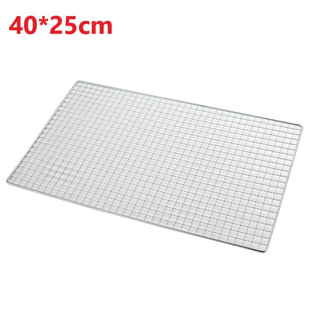 BBQ Grate Mesh Net Grill Grate Grid Grid Rack For Japanese Korean Grill Non Stick Grilling Mats Baking Net - Image 8