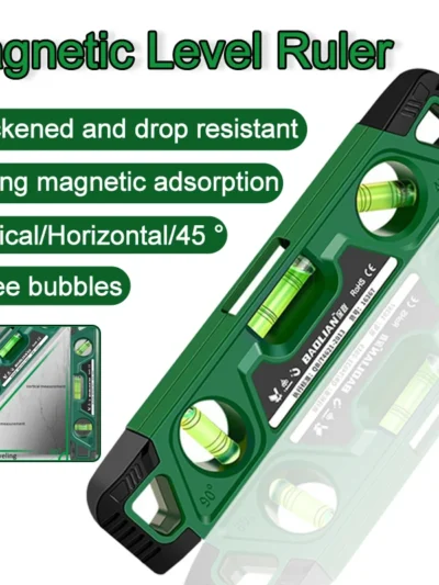 Three Bubble Mini Magnetic Level