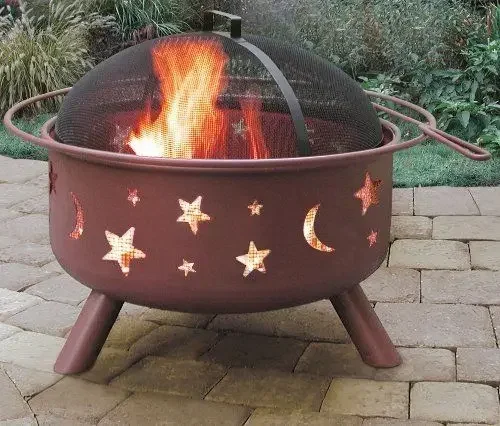 hot sale garden idea modern outdoor patio furniture sets with fire pits set with lid and log poker - Image 3