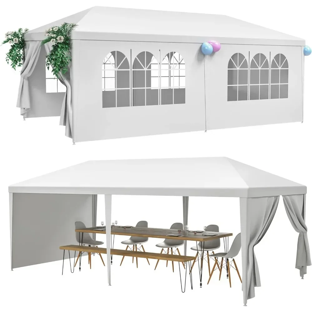 Outdoor Canopy Tent Camping Gazebo Storage Shelter Pavilion Cater for Party Wedding Events BBQ - Image 2