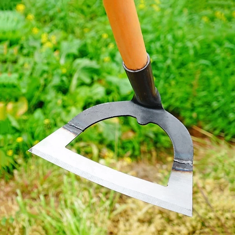 Handheld Hollow Hoe Thickened Manganese Steel Agricultural Weeding Hoe Planting Vegetable Gardening Loosening Soil Weeding Tools - Image 2