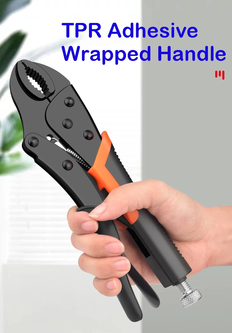 7/9/10" Multi-Function Locking Pliers Round/Straight Mouth Pipe Wrench - Image 26