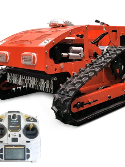 Gasoline Lawn Mower 550mm Grass Cutting Robot Gasoline Mower with Remote Control for Lawns Wasteland Shipping Not Included