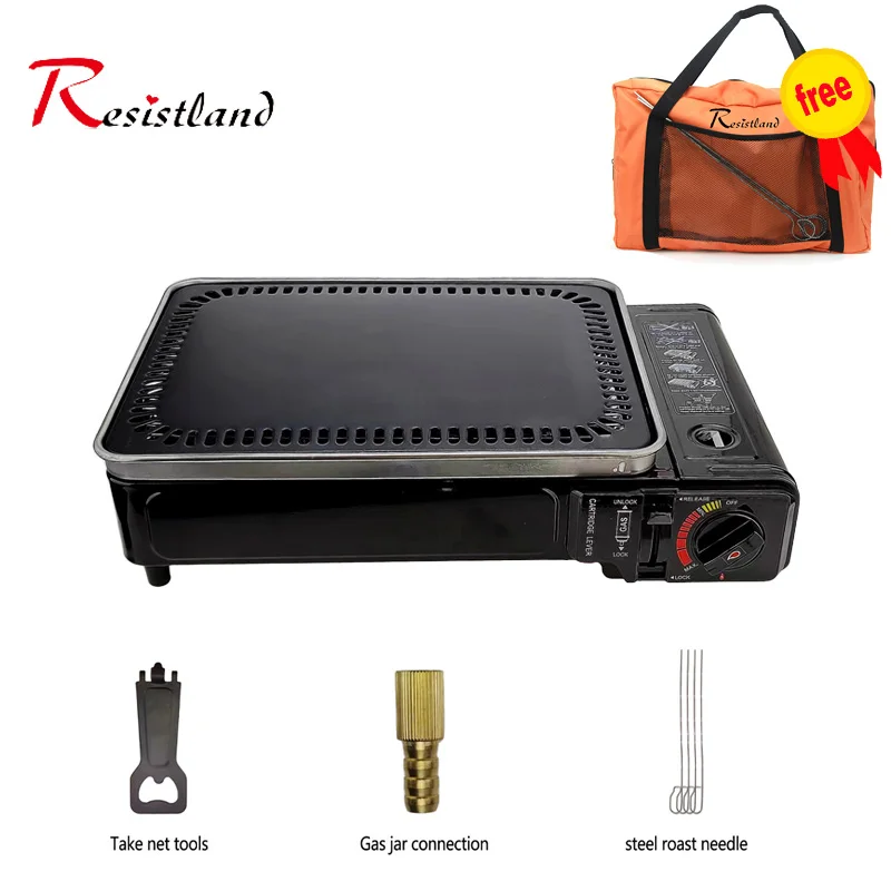 Portable BBQ Stainless Steel Stove Gas Grill - Image 7