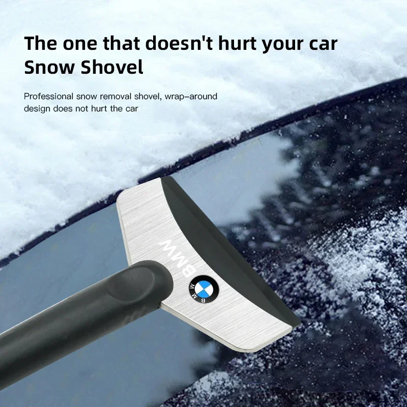Car Snow Shovel Defrosting Ice Scraper Tool Snow Removal For BMW - Image 5