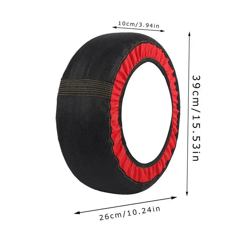 Snow Socks For Car 2X Traction Car Device Tire Chains Socks Grip Alternative For Tire Snow Chain SUVs Snow Socks For Auto Suvs - Image 7