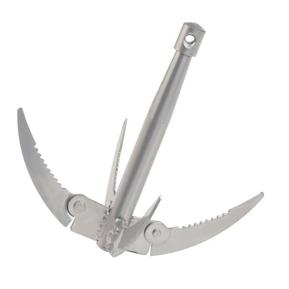 Outdoors Grappling Hook Survival Tool With Rope Folding Boats Anchor - Image 11