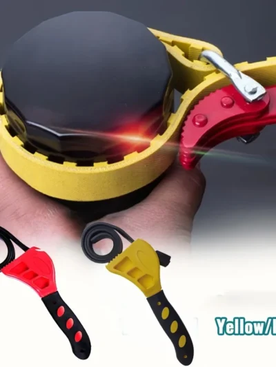 6inch Belt Wrench Oil Filter Puller Strap Spanner Chain Wrench