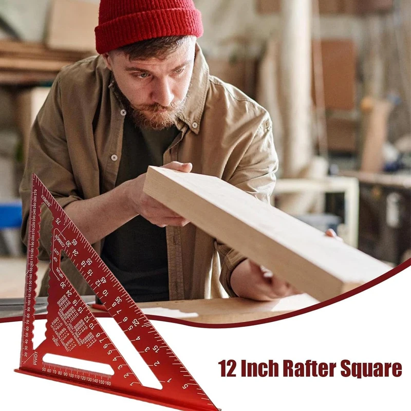 Woodworking Aluminum Alloy Triangle Gauges Measuring Gauging - Image 4