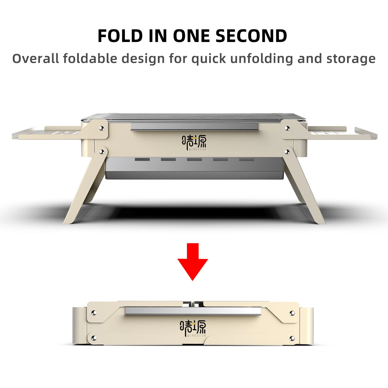 Detachable Camping Grill Portable Mini Stove Folding Barbecue Cookstove Durable Foldable BBQ Grill Rack Outdoor Cookware - Image 4