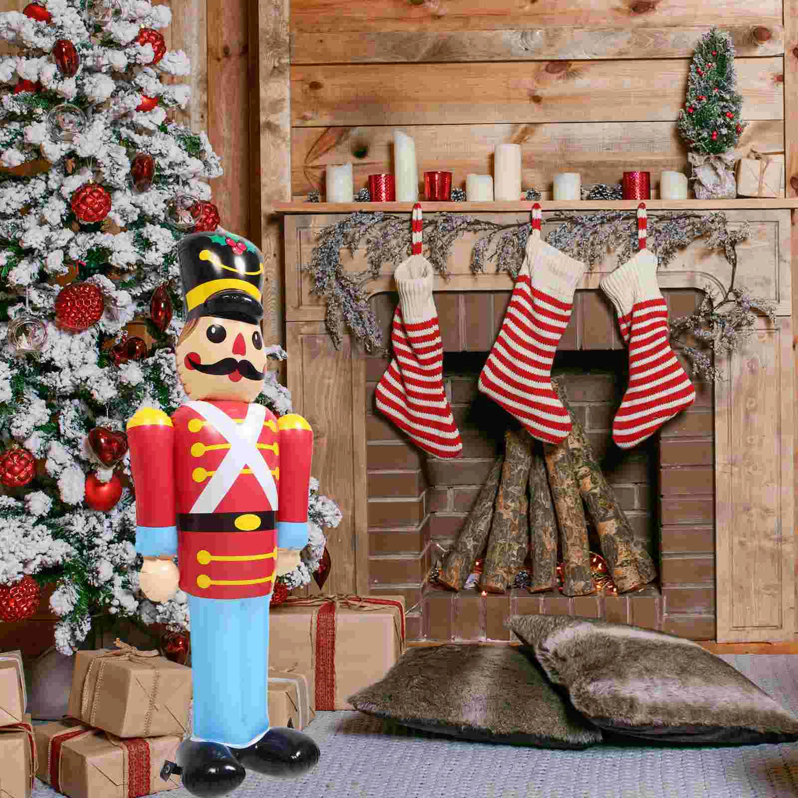 Inflatable Christmas Outdoor Blow up Nutcracker Soldier - Image 5