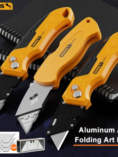 WYNNS Heavy Duty Box Cutter Folding Utility Knife