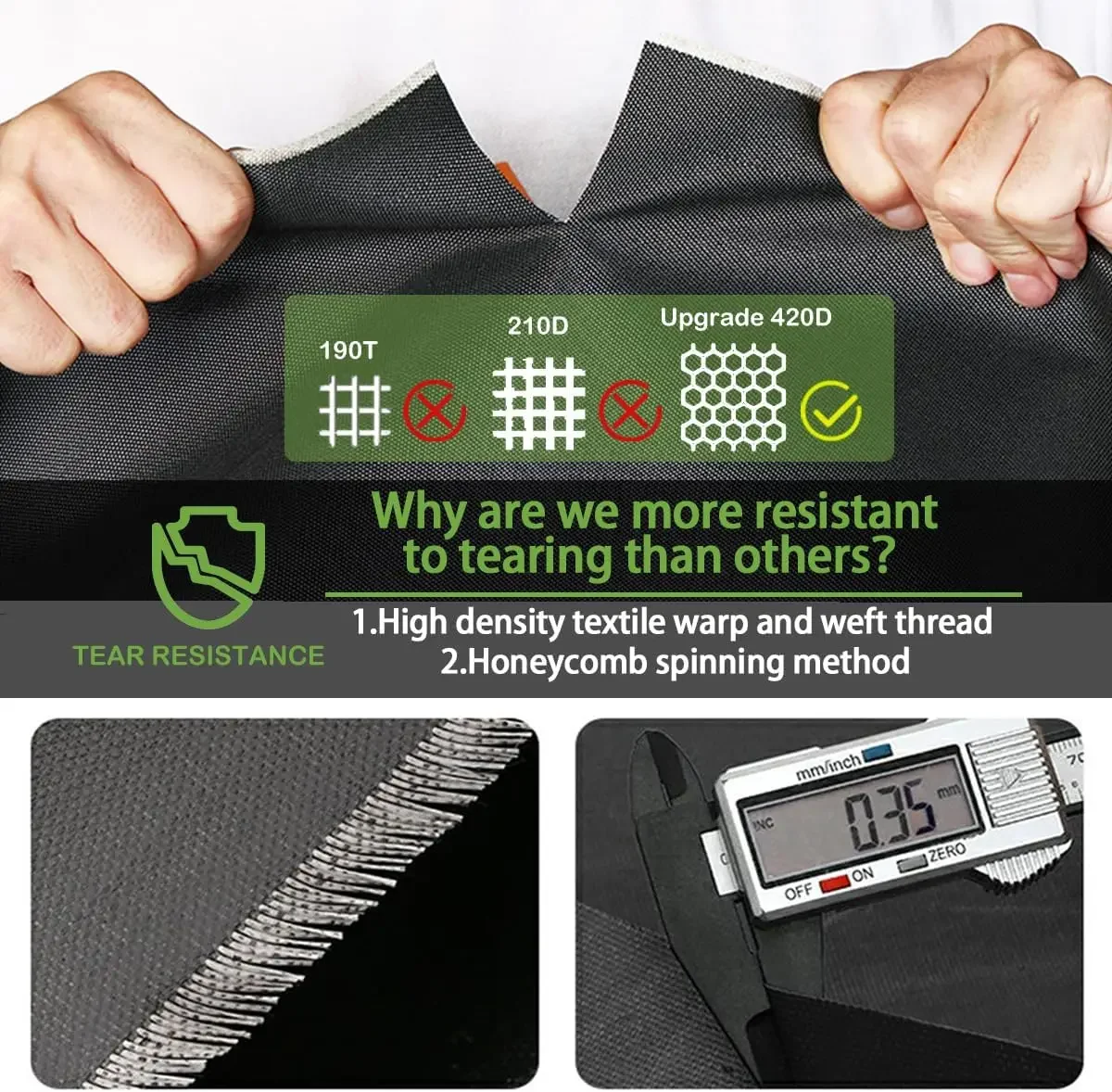 Patio Furniture Set Cover, Outdoor Sectional Sofa Couch Set Covers Waterproof, Garden Dining Table Chair Set Cover - Image 2