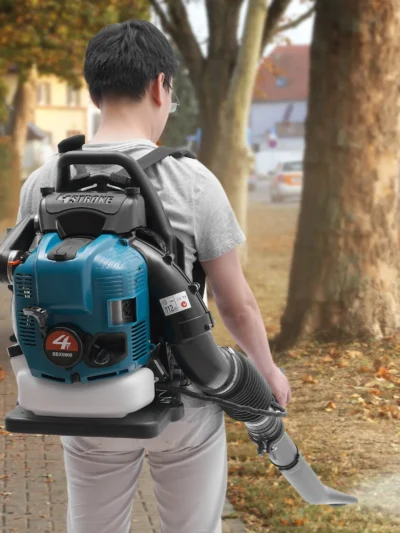 75.6CC 4 Stroke Backpack Leaf Blower 2.6KW Gasoline Powered