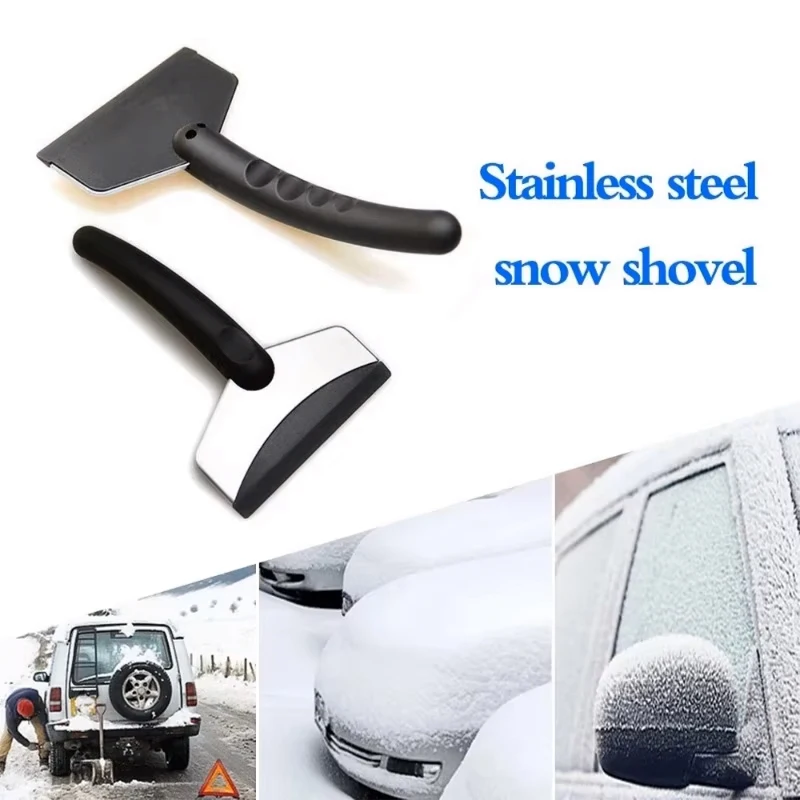 Snow Removal Scraper Car Windshield Snow Ice Shovel Window Cleaning Tool For Mercedes Benz AMG - Image 4