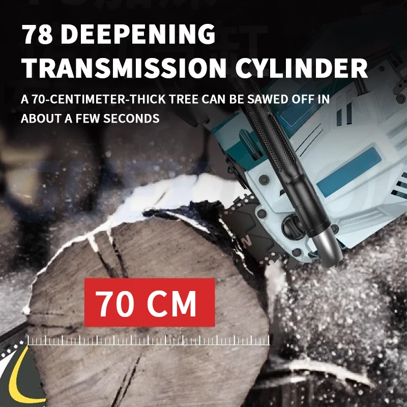 High-Power Chainsaw 9900W Logging Saw 87CC 4-Stroke Gasoline Chain Saw - Image 3