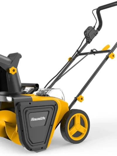 Cordless Snow Blower Compatible with Dewalt 20V Max Battery, 2 x 20V Snow Thrower with Brushless, 20" Electric Snow