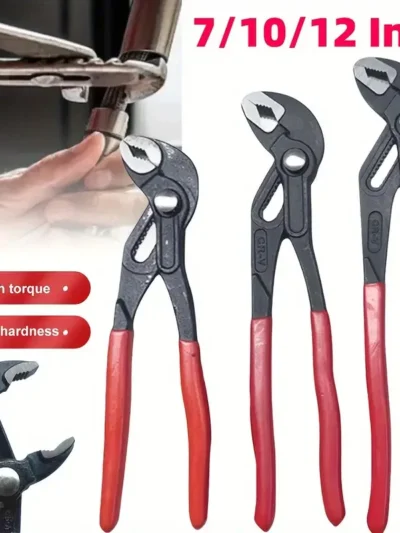 7"/10"/12" Quick-Release Water Pipe Clamp Pliers