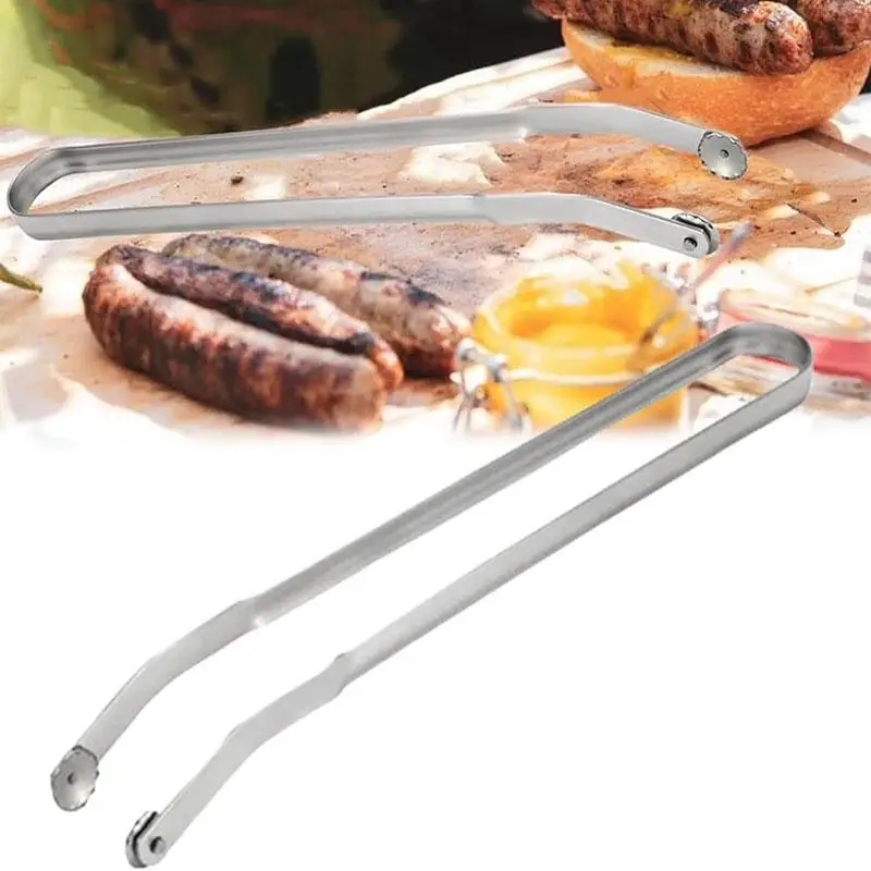 Sausage BBQ Tongs for Grill Heavy Duty, Long Grill Tongs for Outdoor Grill, Flipping Barbecue Tongs for Cooking Sausage - Image 3