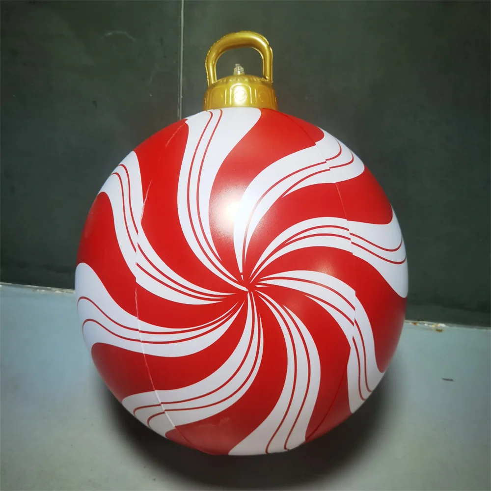 60cm Inflatable Christmas Balls PVC Giant Big Large Balloon Outdoor Decorations - Image 11
