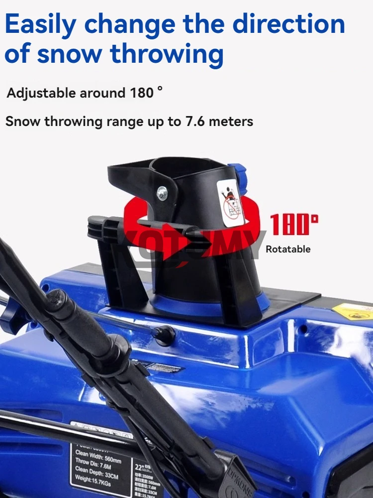 Snow Removal Machine Hand-pushed Snow Blower Snow Removal Artifact Snow Clearing Equipment For Road - Image 4