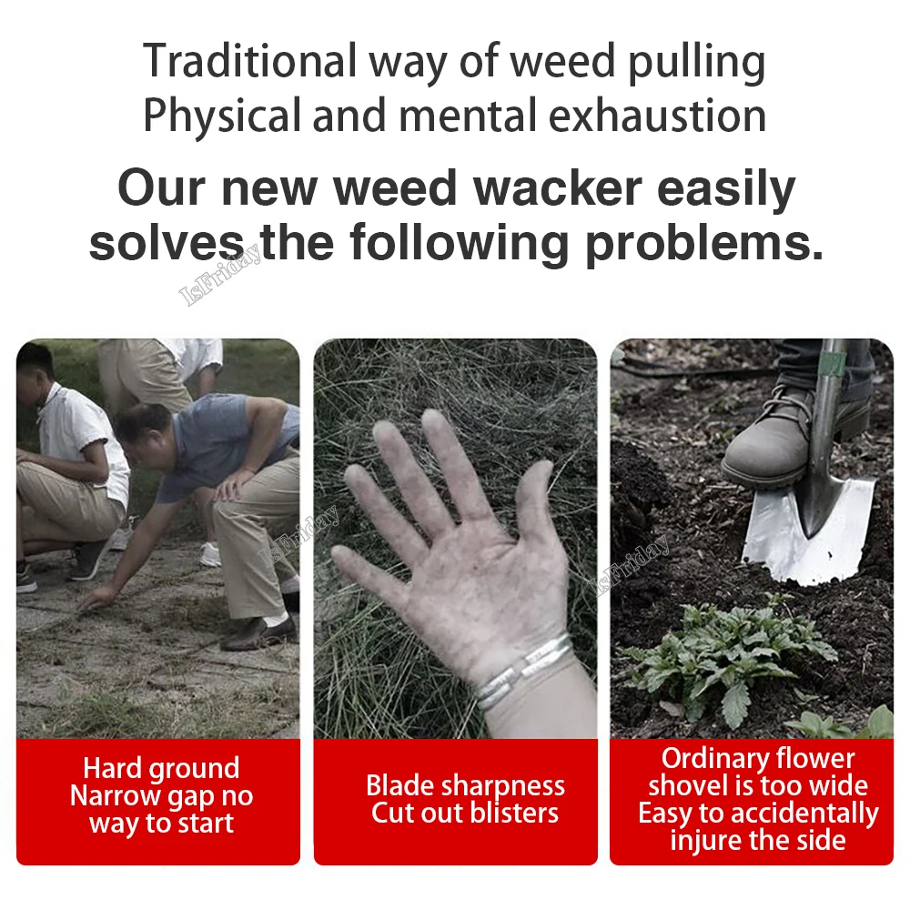 Multifunctional Hoes Shovel Pulling Farming Tools And Rakes Weeding Artifact Uprooting Farm Equipment Weed Garden Tools - Image 3