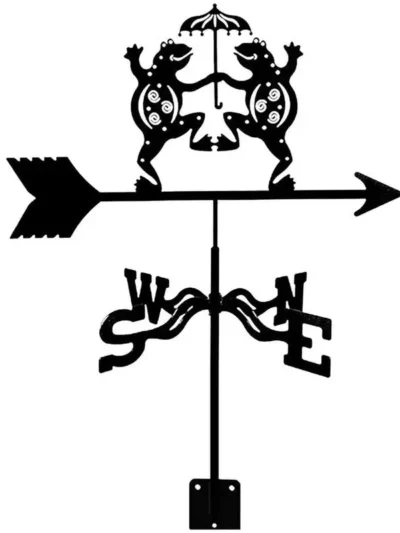 Wind Vane For Yard Iron Weathervane Garden Wind Vane In Metal Whimsical Outdoor Decoration Wind Direction Indicator For Barns