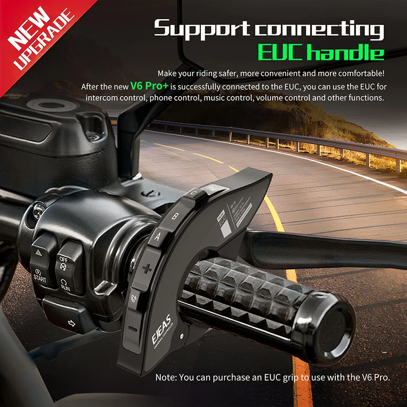 EJEAS Only Official Oversea Store V6PRO+ Motorcycle Intercom Helmet Bluetooth5.1 - Image 5