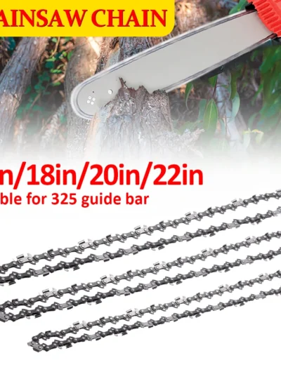 16/18/20/22-inch 325 Pitch .058 Gauge Economical Chainsaw Chain 64/72/76/86 Drive Link Saw for Many Model Gasoline Chainsaws