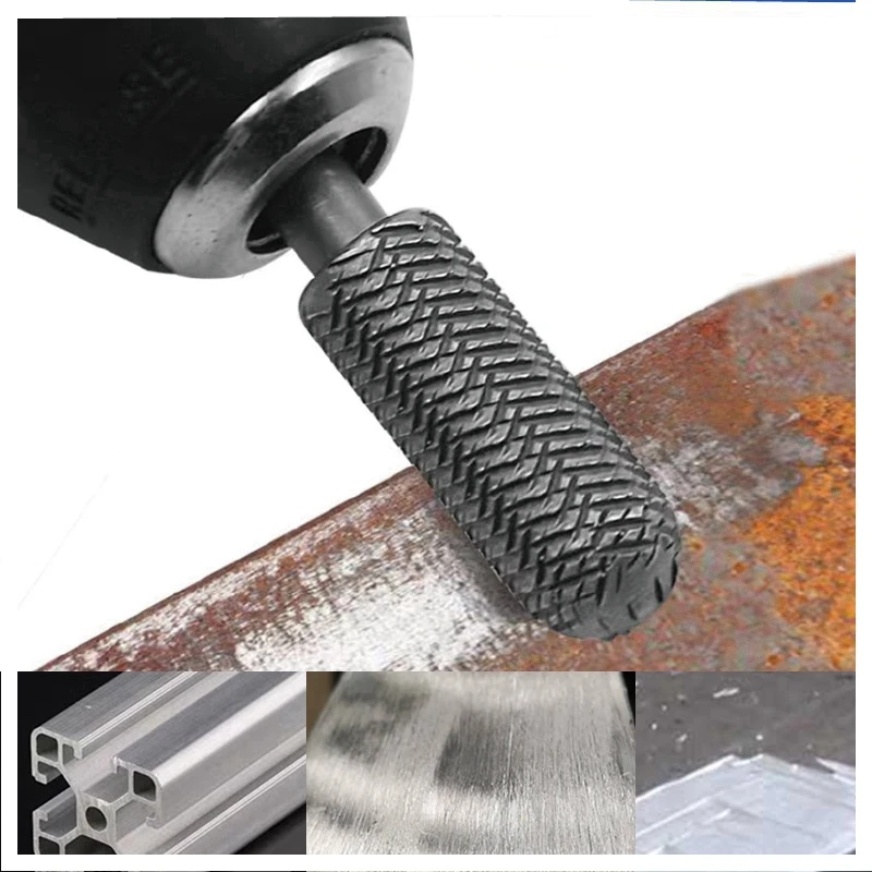 Hex Shank Rotary Steel File Wood Drill Bits Burrs Metal Grinding - Image 2
