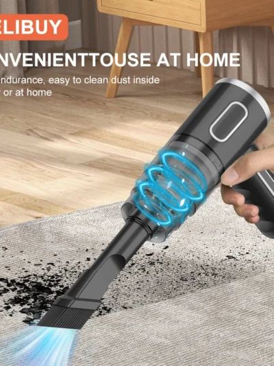 BELIBUY Car Vacuum Cleaner Portable Powerful Wireless Vacuum Cleaner Home Carpet Cleaner Home Appliance Mini Cleaning Machine