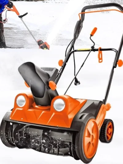 Hand Push Snow Removal Machine Portable Snow Plow Snow Thrower Shovel Blower Snow Clearing Equipment